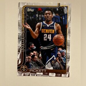 Topps Denver Nuggets Jalen Pickett Basketball Card Variation